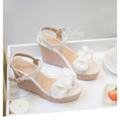 Giày sandal xuồng Giày cưới cô dâu siêu nhẹ, êm, xinh. ĐỘC QUYỀN BỞI SHE SHOES