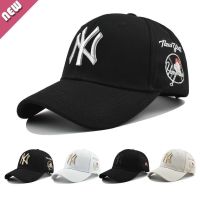 ◙ New Korean baseball cap womens fashion all-match embroidery four seasons sun hat couple outdoor travel peaked hat men