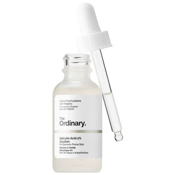 the-ordinary-salicylic-acid-2-30ml-serum-รูขุมขนกระชับ-สกินแคร์ลดสิว-กำจัดสิวหัวดำ-กระชับผิว-ทำให้รอยสิวจางลง-การดูแลสิว-ผลัดเซลล์ผิว