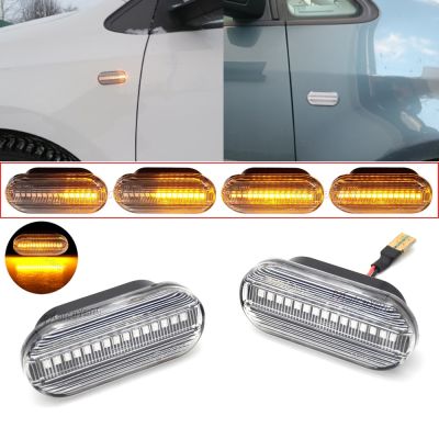 ✶✉❅ 1Pair For Ford C-Max Fiesta MK6 Focus MK2 Fusion Galaxy Scroll Blinker Lamp Dynamic Flashing LED Turn Signal Side Marker Light