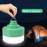 Led charging buld lamp Outdoor Emergency Energy Saving Lighting Camping Work Tent Light 5v Green Shell Style With USB Cable