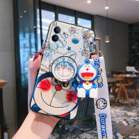 เคสใส่โทรศัพท์การ์ตูน INS สำหรับ VIVO V29 5G เคสซิลิโคนบลูเรย์นุ่ม Vivo V29 2023น่ารักโดราเอมอนเคสโทรศัพท์มือถือ VIVOV29 5G พร้อมสายคล้อง