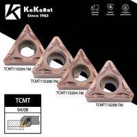 KaKarot 10pcs Carbide Insert TCMT110204 TCMT110208 YT15TF สแตนเลสสตีลกลึงเครื่องมือ ผู้ถือ Boring Bar CNC Cutter