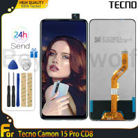 Beyondwolf CD8 Tecno Camon 15 Pro จอแสดงผล LCD เต็มจออุปกรณ์เสริมครบชุดหน้าจอสัมผัสแผงหน้าจอทัชสกรีนสำหรับ15Pro กล้อง Tecno