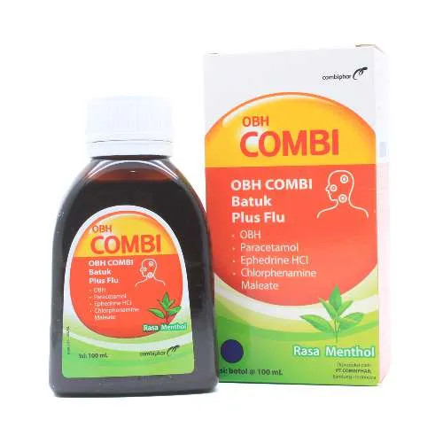 OBH combi Plus Rasa Menthol 100 ml obat batuk dan pilek flu obat obh