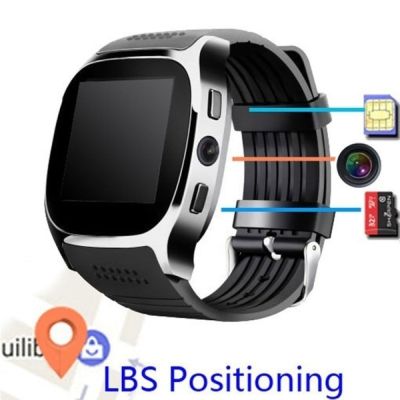 ZZOOI T8 Bluetooth 1.58 Smart Wristwatch Support SIM/TFcard LCD Touch Screen Fitness Tracker Sport Watch Remote Camera Control