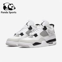 【original】R J4 Gray White Black White Cement Panda R Men Sports Basketball Shoes DH6927-111