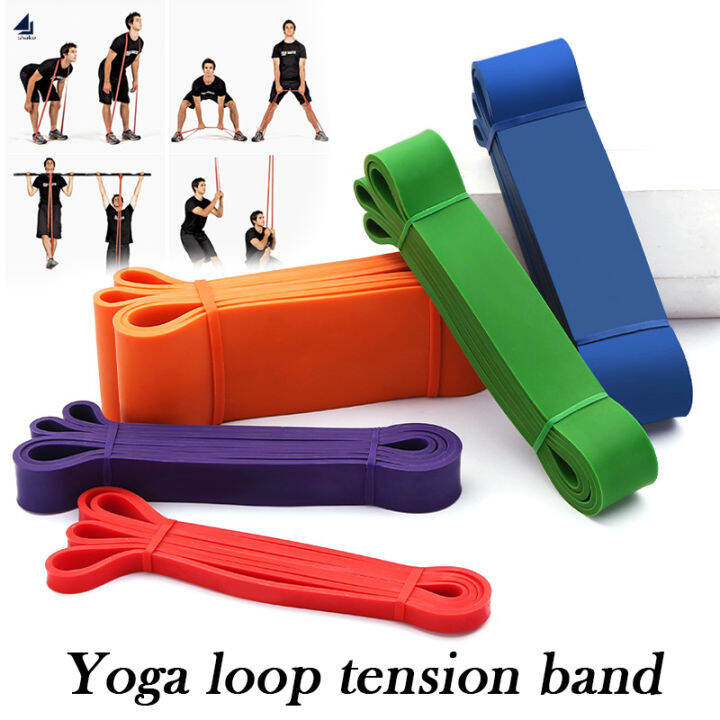 Shake Pull Up Assistance Band Set Of 4 2m Long Thick Elastic Heavy Duty