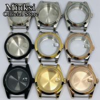 Miuksi 36Mm/40Mm Silver Gold Black Watch Case Sapphire Fit NH35 NH36 NH34 ETA2824 2836 Miyota8215 PT5000 DG2813 3804 Movement