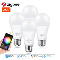 18W 15W Tuya Zigbee E27 Led Light Bulb WiFi Smart Led Lamp RGB CW WW Led Bulbs Work With Alexa Assistant Home