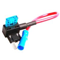 EE support  10Pcs 12/24V ATM APM Add A Circuit Fuse Tap Piggy Back MINI Blade Holder + 15A Universal Car Accessories Fuses Accessories