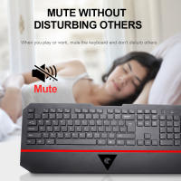 E-YOOSO E-760 USB Mute slim Memne Keyboard mouse combos 104 keys 1600DPI Mice Set wireless for home office computer PC laptop