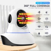 ✉►۞ 720P IP Camera Smart WiFi 5 Antenna Signal Enhancement Home Security Wireless Baby Monitoring Infrared Night Vision Camera