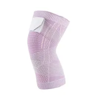 1 PCS Sports Knee Strap Nylon Breathable Football Running Fitness Protectors Knee Protection Braces Elastic Bandage (M)