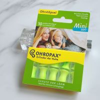 OHROPAX ที่อุดหูโฟมแบบนุ่มใช้ซ้ำได้ที่อุดหูลดเสียงเก็บเสียงสำหรับการนอนเวลาเดินทาง