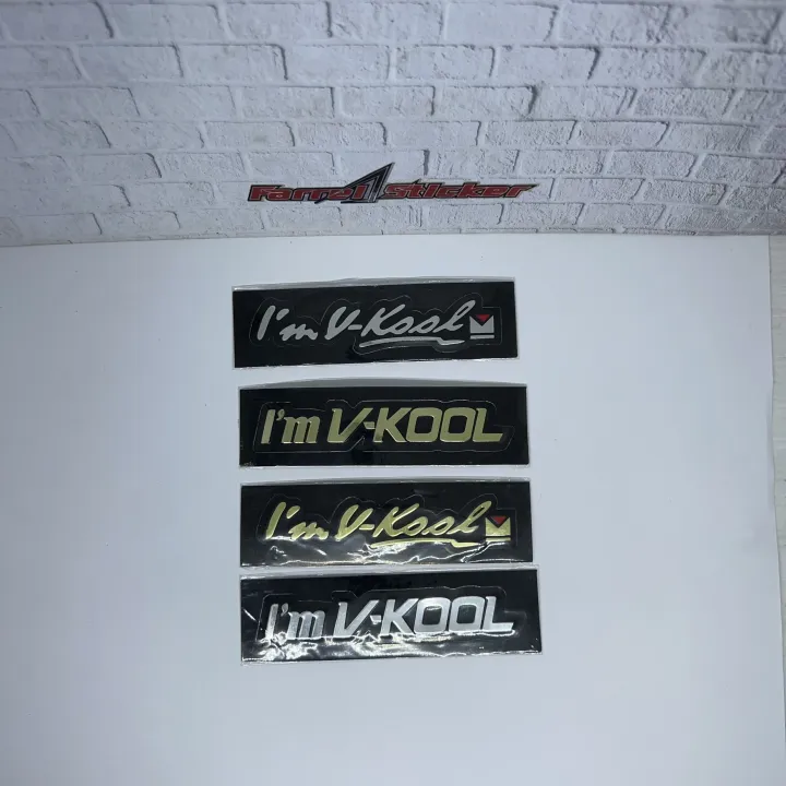 Stiker Sticker Emblem I'm V-Kool EMBOS | Lazada Indonesia