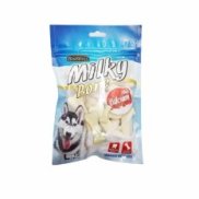 HCM Thức ăn vặt gặm sạch răng cho chó cưng Milky bone size L