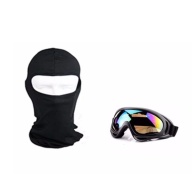 Mắt Kính Đi Phượt Chống Bụi và Tia UV kèm Mũ trùm đầu ninja hở mắt đa năng thumbnail