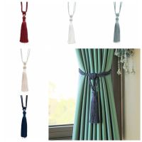 【LZ】✻№✘  Trançado Tassel Cortina Tiebacks Corda De Cetim Pendurado Correia Bola Prático Clássico Simples Artesanal Decoração