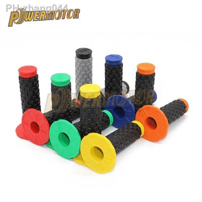 Motorcycle Grip Pro Taper Handle Grips Rubber 22mm Double Color Pillow Top Moto for Motocross Dirt Bike Moto Accessories Parts