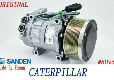 คอมเพรสเซอร์แท้CATERPILLAR  (7H15) 12PK 4ขาแปะซ๊าย