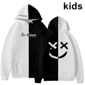 smiling face hoodie