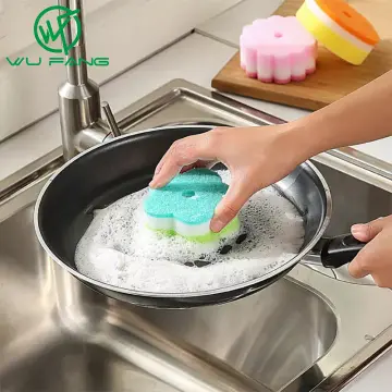 Sponges Cleaning Dishes, Brush Dish Sponge, Washing Dishes Tools