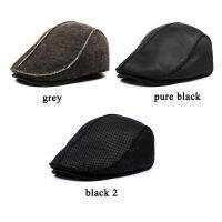 ผู้ชายหมวกขนสัตว์ฤดูหนาวชายจริงหนังขนสัตว์หนึ่ง Beret อบอุ่นผู้สูงอายุ Handmade ลายสก๊อต R Distressed หมวก Earflaps พ่อของขวัญ