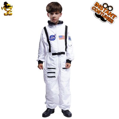 การแสดงของเด็กชุดอวกาศวันปีใหม่นักเรียนประถมและมัธยมชุดอวกาศเล่นเครื่องแต่งกายชุดอวกาศชุดนักบินอวกาศ A724๑﹉