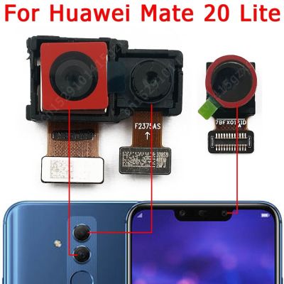 ของแท้สำหรับ Mate 20 Lite Mate20 20 Lite กล้องด้านหน้าด้านหลังด้านหลังโมดูลของกล้องขนาดเล็กด้านหน้าอะไหล่ทดแทน