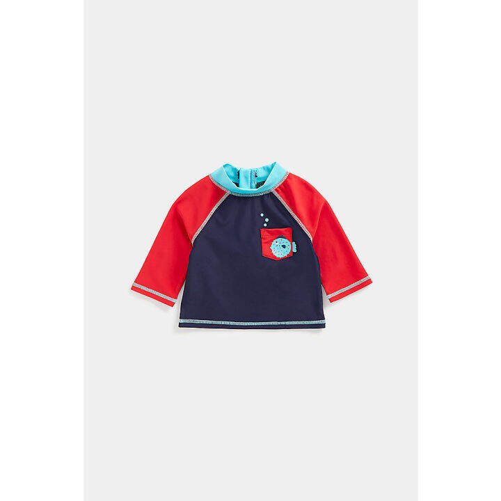 ชุดว่ายน้ำเด็กผู้ชาย-mothercare-fish-sunsafe-rash-vest-ea073