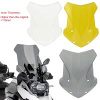 Heighten: +110mm Motorcycle Front Windscreen Windshield Fly Screen Shield Wind Deflector For BMW R1250GS R 1250 GS GSA Adventure HP K51 2018 2019 2020 2021 2022 P/N 46638557867