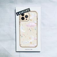 【HOT】casetify X Moon Cloud Beige Case IPhone 14 13 12 11 Pro Max Mini XS MAX XR X SE 6 6S 7 8 Plus Soft Case