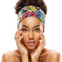 【YF】 Bohemian Cotton Print Floral Turbans Headwrap Knot Wide Headbands for Women Headscarf Hair Accessories Hairbands Bandana Bandage