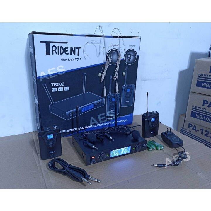 Wireless Lapel Lavalier Microphone Trident TR502 Lazada PH