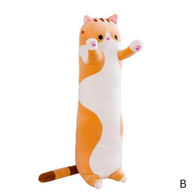 50cm-long-cute-creative-cat-plush-pillow-toy-soft-stuffed-pillow-doll-cushion-sleeping-kitten-pillow-sleeping-hug-lazy-gift