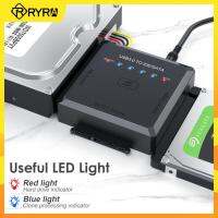 RYRRA USB 3.0เป็น SATA IDE Converter 3สาย Sata เป็น USB Adapter ฟังก์ชั่นสำรองข้อมูลรองรับ2.53.5นิ้ว External SSD HDD Converter