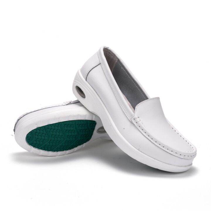 ielgy-size-36-40-white-nurse-shoes-for-women-slope-with-non-slip-korean-air-cushion-shake-shoes