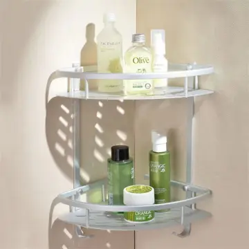 Plastic Bathroom Shelf, Corner Bathroom Small Storage Cabinet, Bathroom  Multi-layer Storage Shelf With Door, Space Saving Cabinet Organizer,  Bathroom Accessories - Temu Philippines