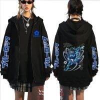 Itoshi Rin Blue Lock แจ็คเก็ตฟิตเนสแขนยาวอะนิเมะ Hoodies ฮาราจูกุเสื้อฮูดแขนยาวหลวมเสื้อกันหนาวขนาดใหญ่เสื้อแจ็คเก็ตมีกระเป๋า