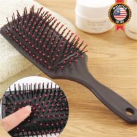 【BEIBEI】 Hair Brush Massage Comb Rectangular Cushion Paddle Hairbrush Scalp Hair Styling / Sikat Rambut