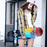 ?ส่งฟรี พร้อมส่ง SKATEBOARDS สเก็ตบอร์ด 80CM ผู้เริ่มต้นเล่น-มืออาชีพ (สินค้าพร้อมเล่น) แฟชั่นสเก็ตบอร์ด สำหรับผู้เริ่มเล่น