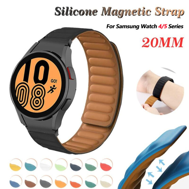  Leather Band Compatible with Samsung Galaxy Watch 6/5/4 40mm  44mm/6 Classic Band 43mm 47mm/4 Classic 42mm 46mm, 20mm Designer Classic  Watch Wristbands for Active 2/3 41mm Women Men : Cell Phones