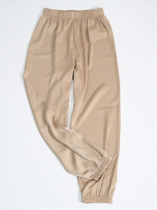 2023-summer-thin-harem-pants-women-slim-elastic-waist-trousers-soft-girl-slacks-all-match-lantern-satin-pants-for-women-buttoms