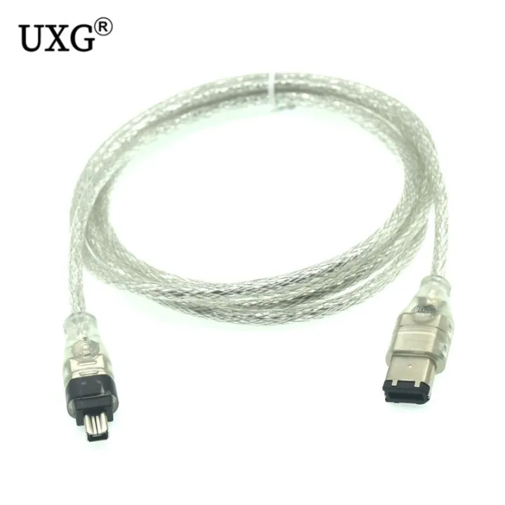 1.5M FireWire 4P/6P 6pin to 4Pin IEEE 1394 iLink Adapter Cable Cord Wire Lead High Speed 150cm