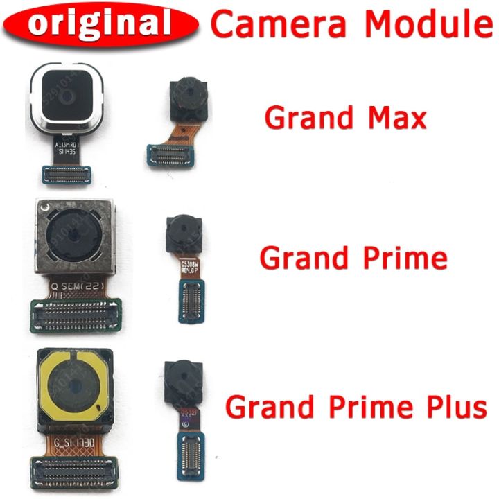 กล้องด้านหน้าด้านหลังแบบออริจินัลสำหรับ-galaxy-grand-prime-plus-max-หน้าหลักโมดูลกล้องเฟล็กซ์อะไหล่สายเคเบิล