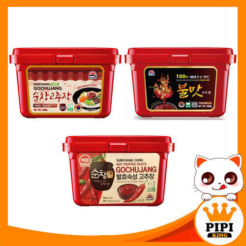 【Ready Stock】HALAL Korea Sajo Haepyo Gochujang Hot Pepper Paste 500g Lazada