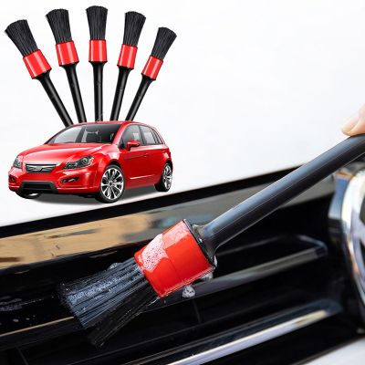 5PCS Detailing Brush Set Car Brushes Car Detailing Brush For Car Cleaning Detailing Brush Dashboard Air Outlet Wheel Brush