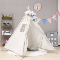 Wholesale Discount Canvas White Indoor Baby Play Kids princess Tent Teepee