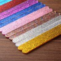 50 pcs Glitter acrylic Cakesicle Ice Cream Sticks Popsicle Crafts DIY Handmade Making Crafts Baby Shower Kis Gift 11.3x1cm